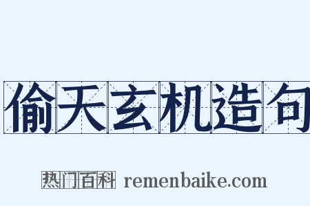偷天玄机造句是什么意思的图片